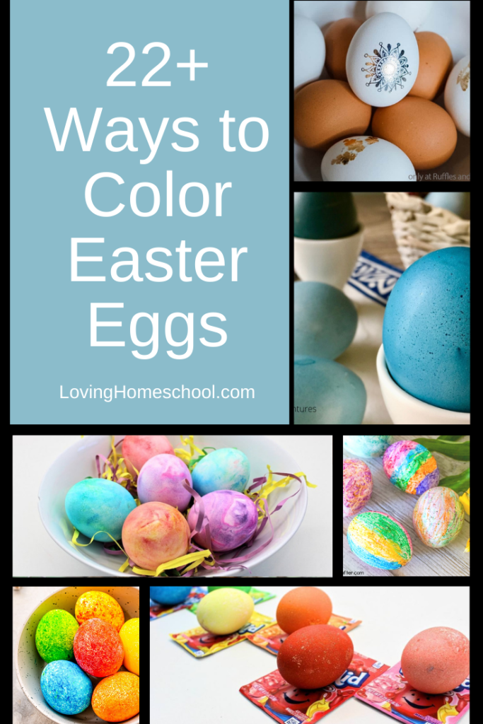 Ways to Color Easter Eggs Pinterest Pin