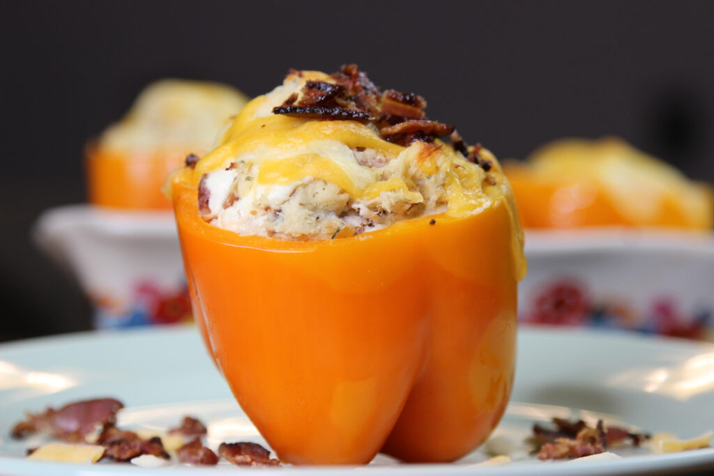 Chicken-Bacon-Ranch-Stuffed-Pepper