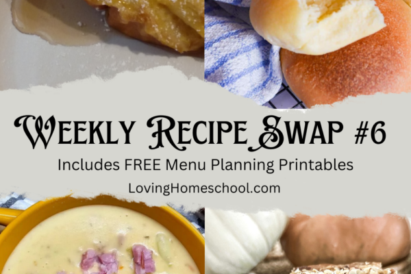 Weekly Recipe Swap LH Pinterest Pin