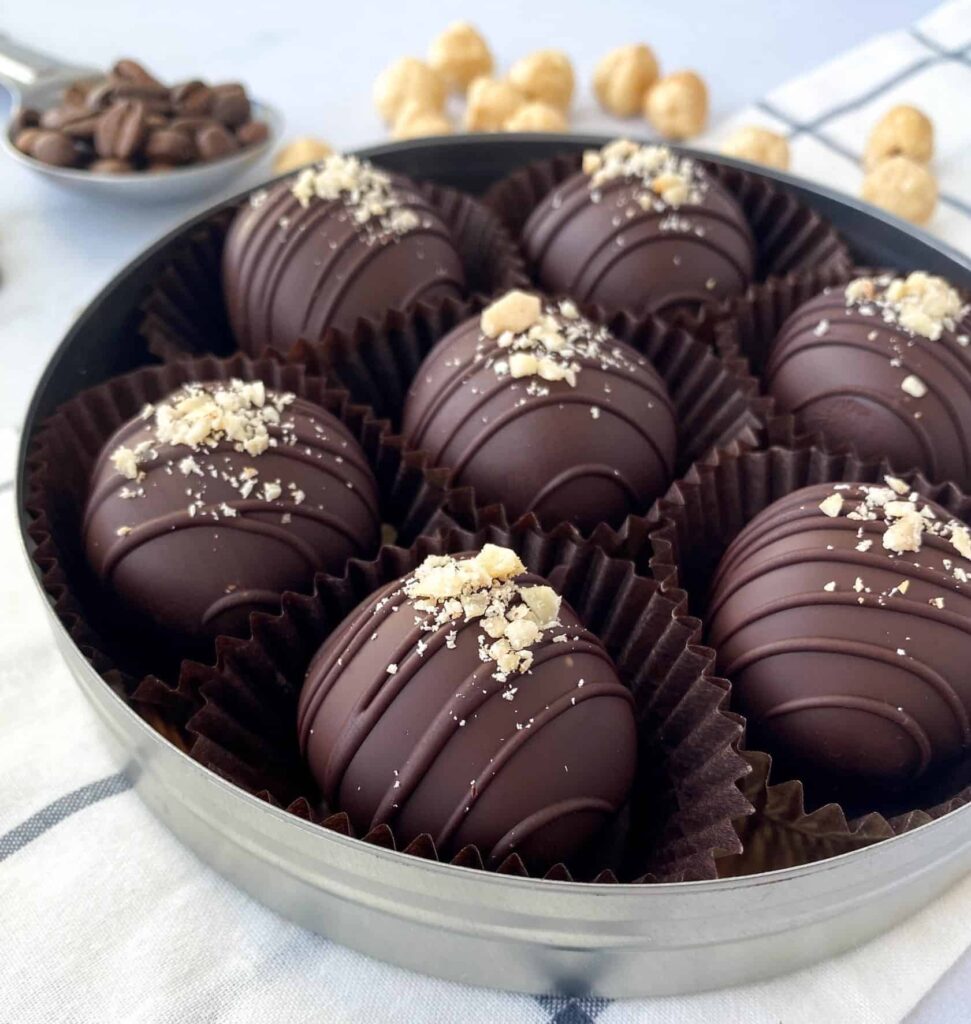 Hazelnut-Espresso-Truffles