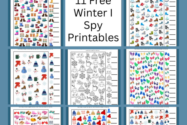 11 Winter I Spy Printables Pinterest Pin