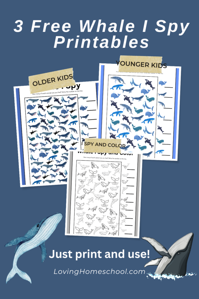 Whale I Spy Printables Pinterest Pin