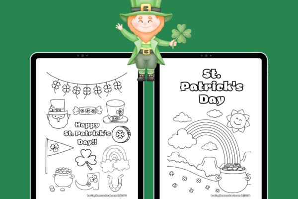 10 Free St. Patrick’s Day Coloring Pages Pinterest Pin