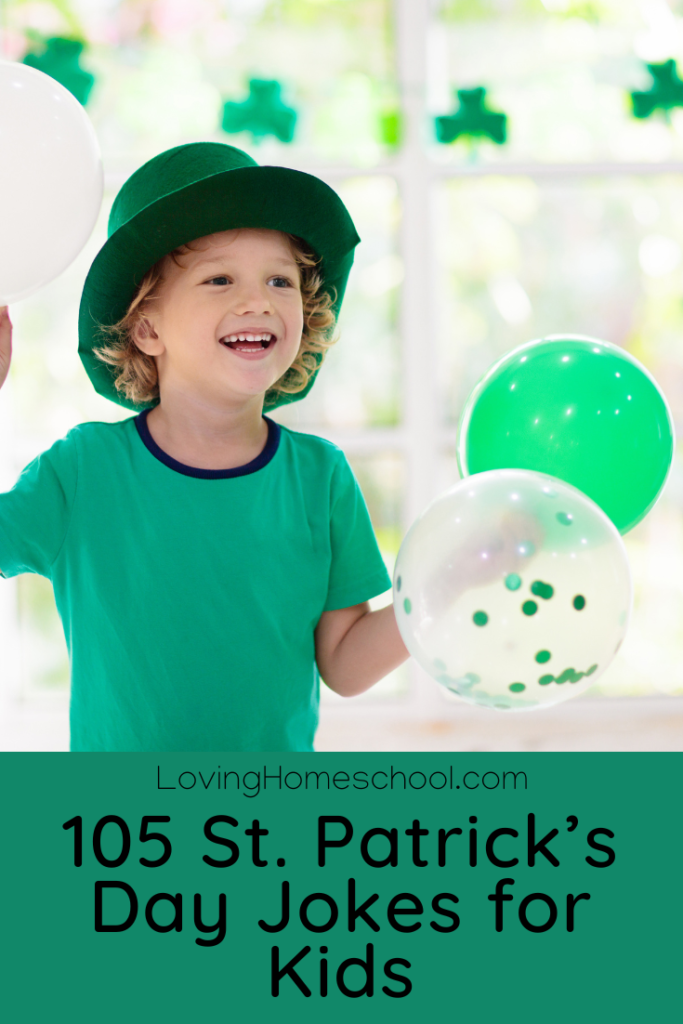 105 St. Patrick’s Day Jokes for Kids Pinterest Pin