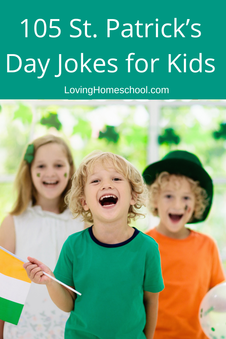 105 St. Patrick’s Day Jokes for Kids Pinterest Pin