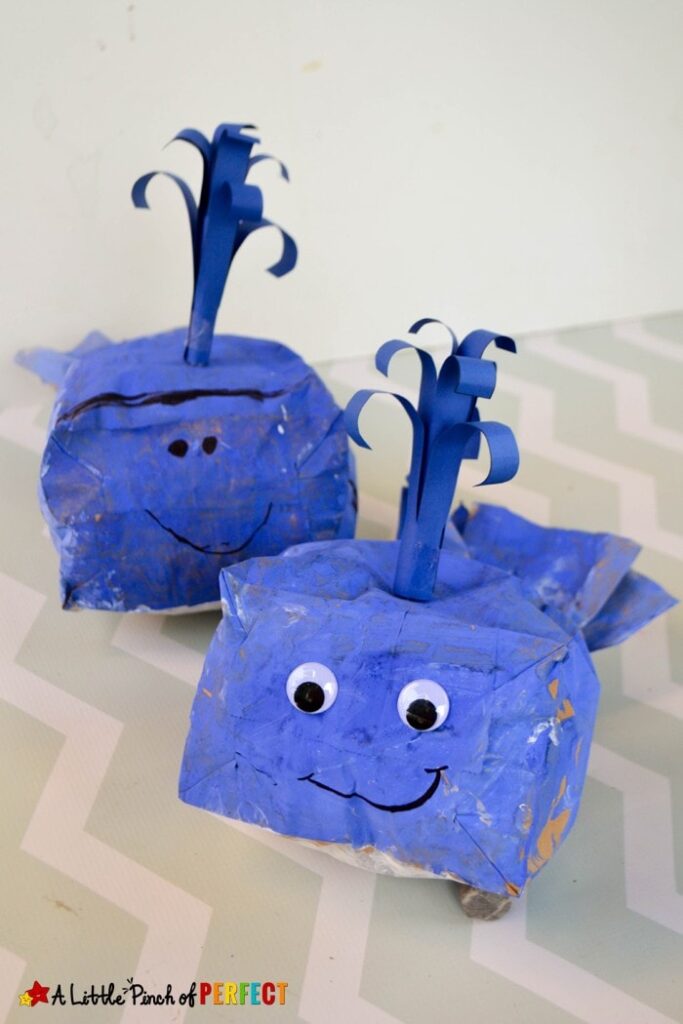 Paper Bag Whale Craft