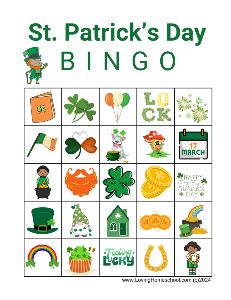 St. Patrick's Day BINGO