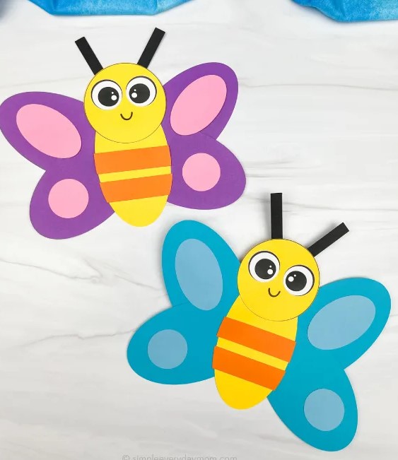 butterfly shape craft