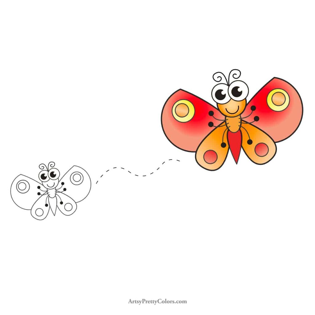 how to Draw-A-Butterfly