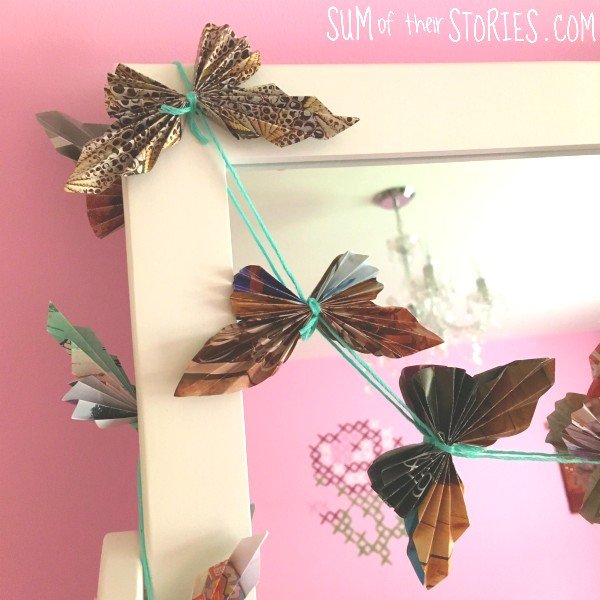 paper+butterfly+garland