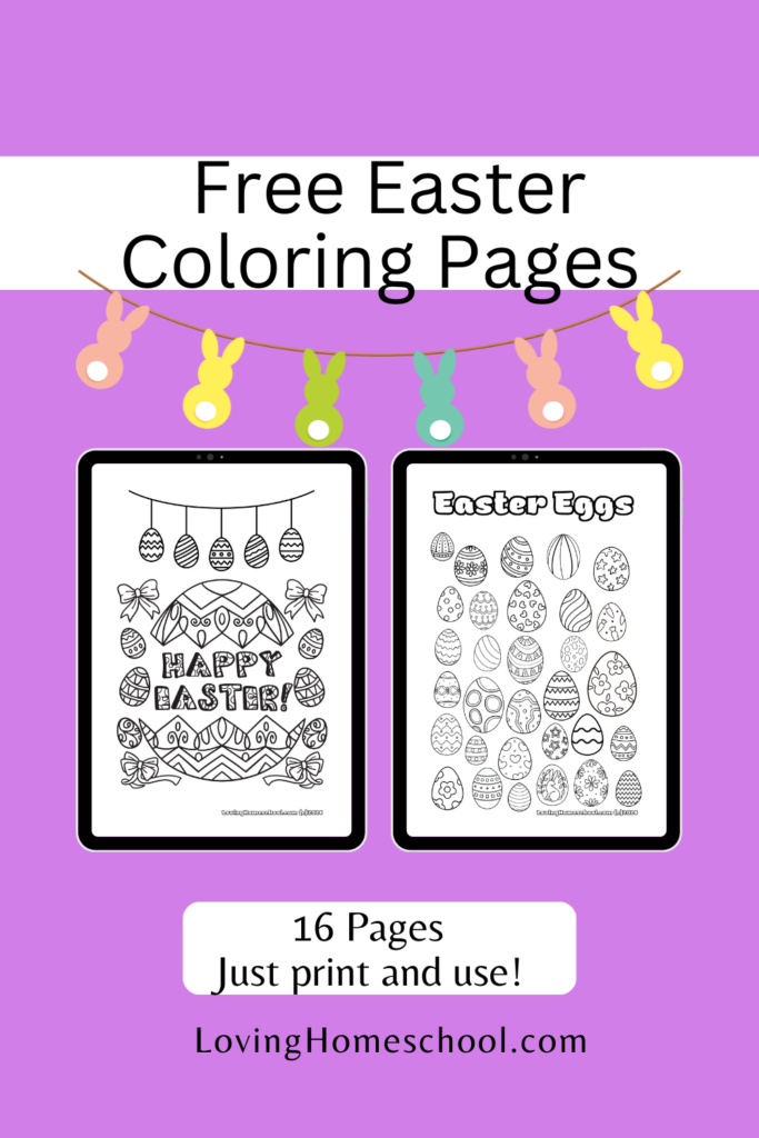 Easter Coloring Pages Pinterest Pin