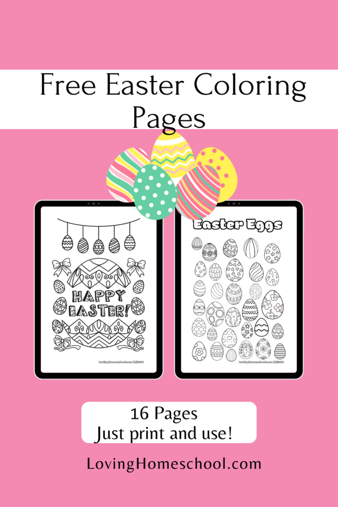 Easter Coloring Pages Pinterest Pin