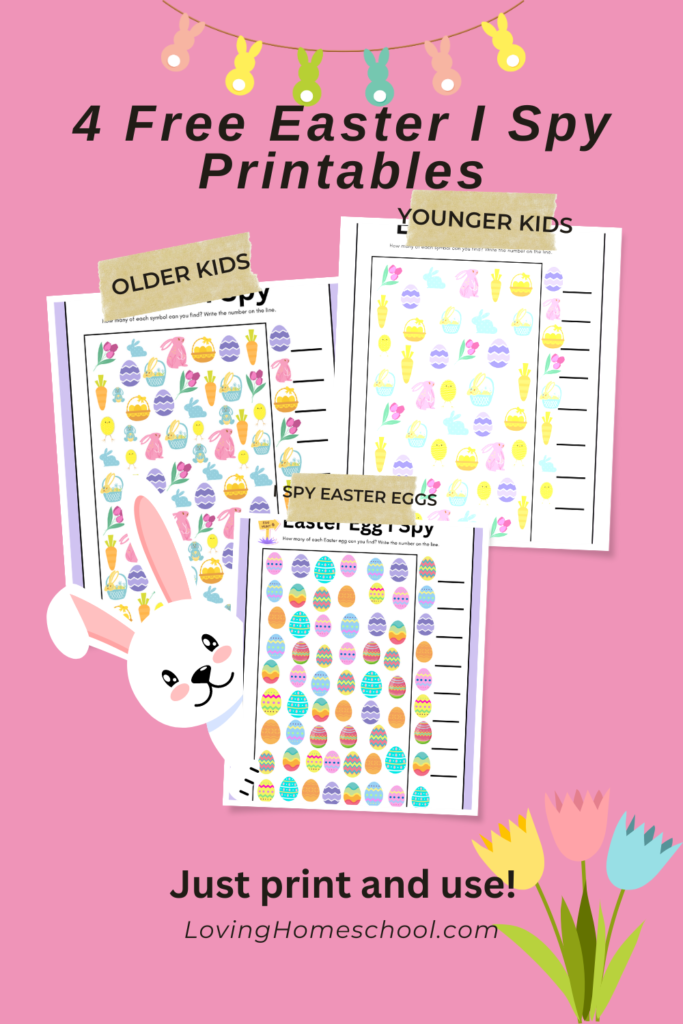 Easter I Spy Printables Pinterest Pin