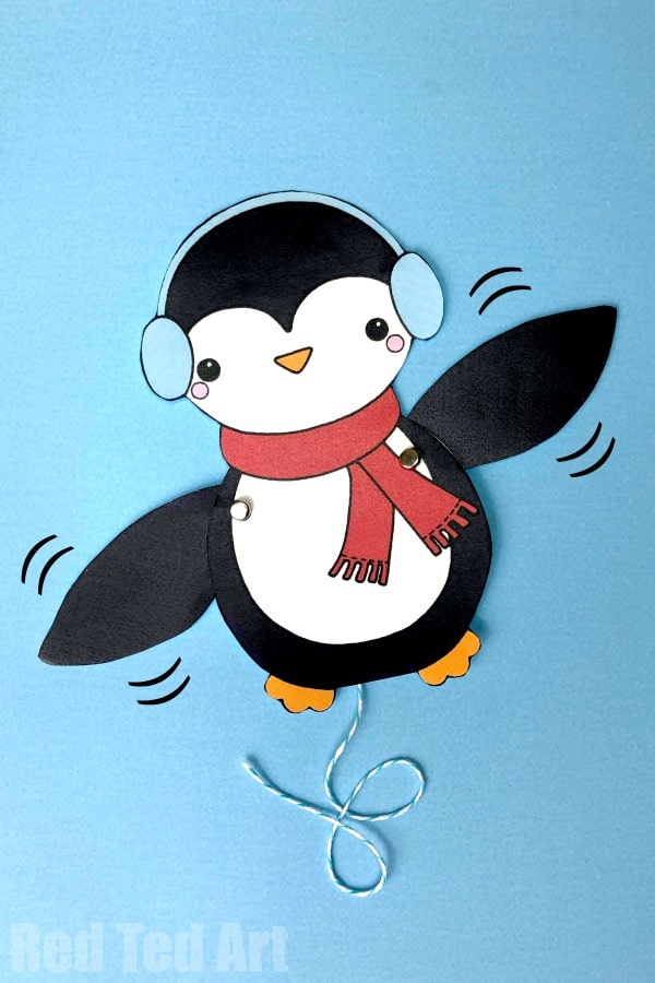 Paper-Penguin-Puppet