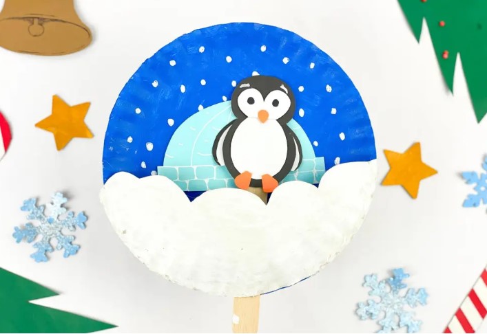 Penguin Puppet Craft