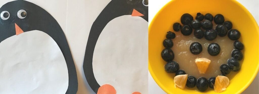 penguin craft and snack