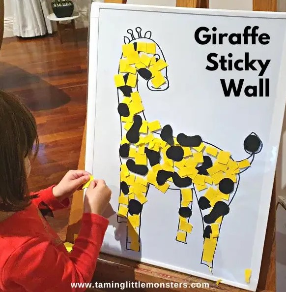 Giraffe Sticky Wall