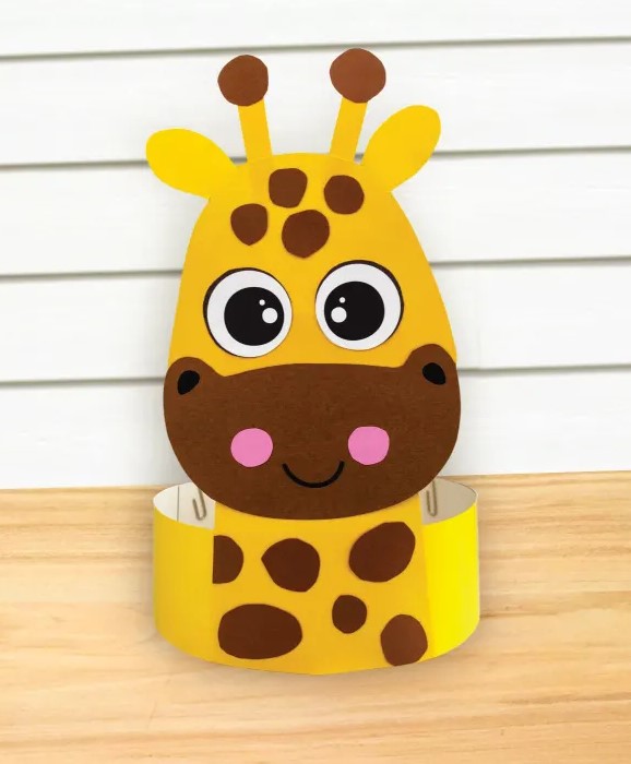 giraffe headband craft