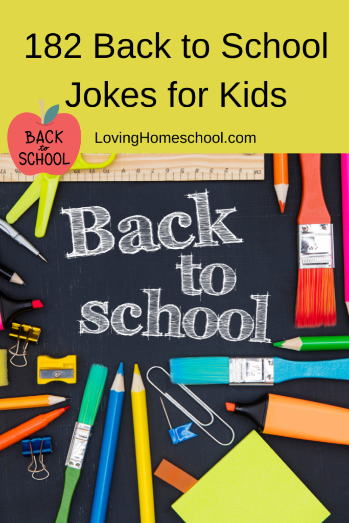 182 Back to School Jokes for Kids Pinterest Pin