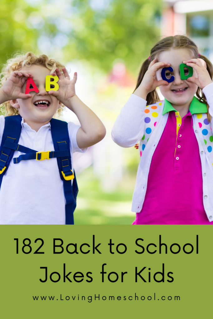 182 Back to School Jokes for Kids Pinterest Pin