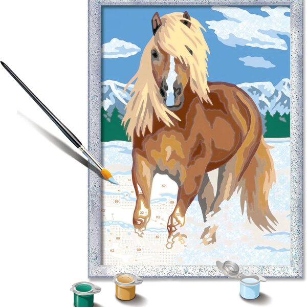 The Royal Horse Paint by Numbers Kit