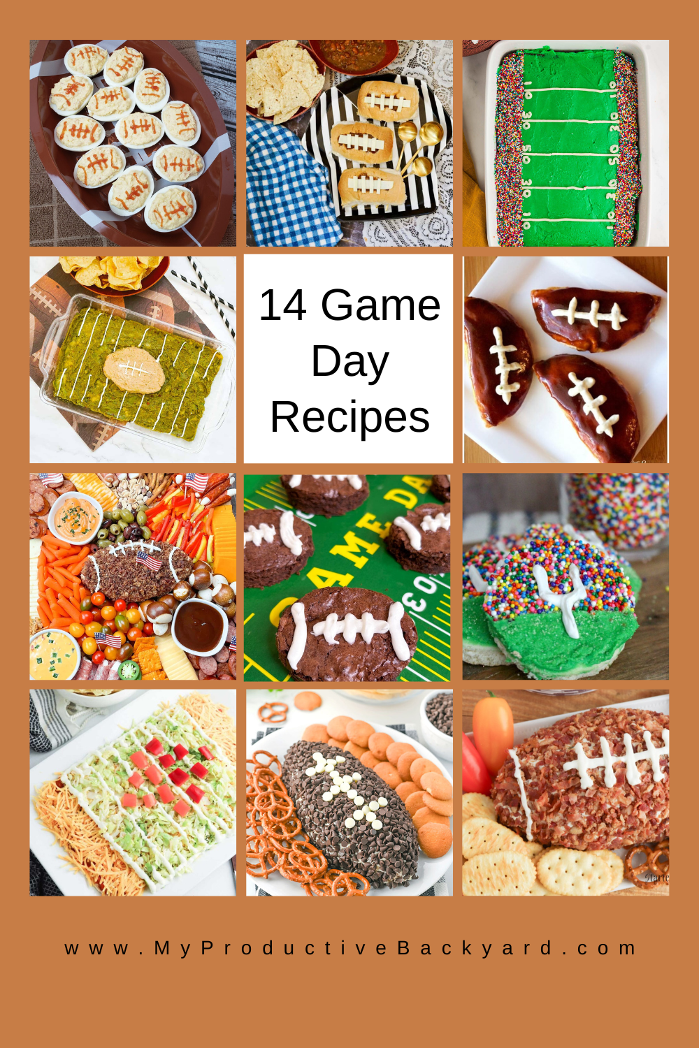 14 Game Day Recipes Pinterest Pin