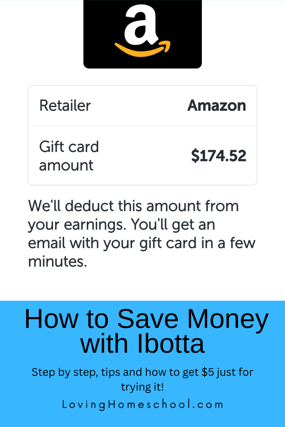How to Save Money with Ibotta Pinterest Pin