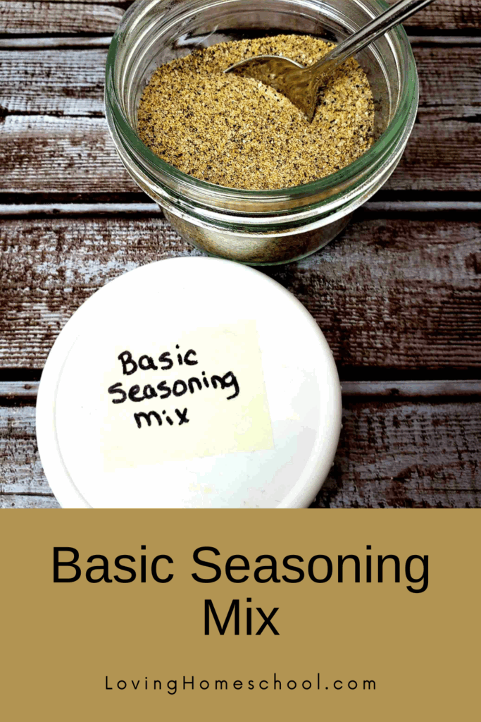 Basic Seasoning Mix Pinterest Pin