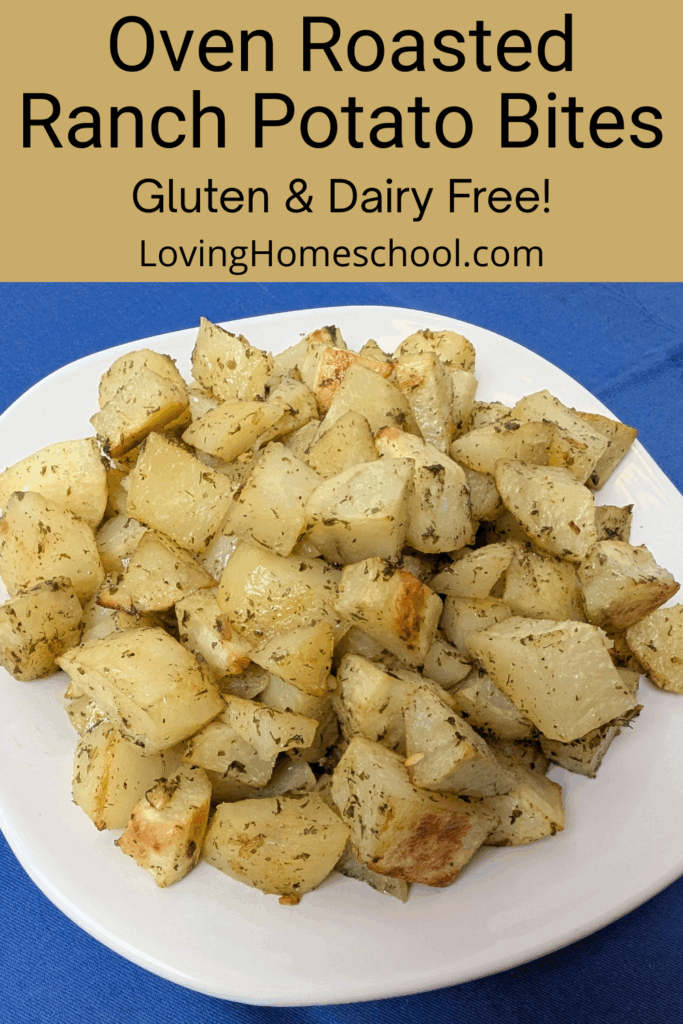 Oven Roasted Ranch Potato Bites Pinterest Pin