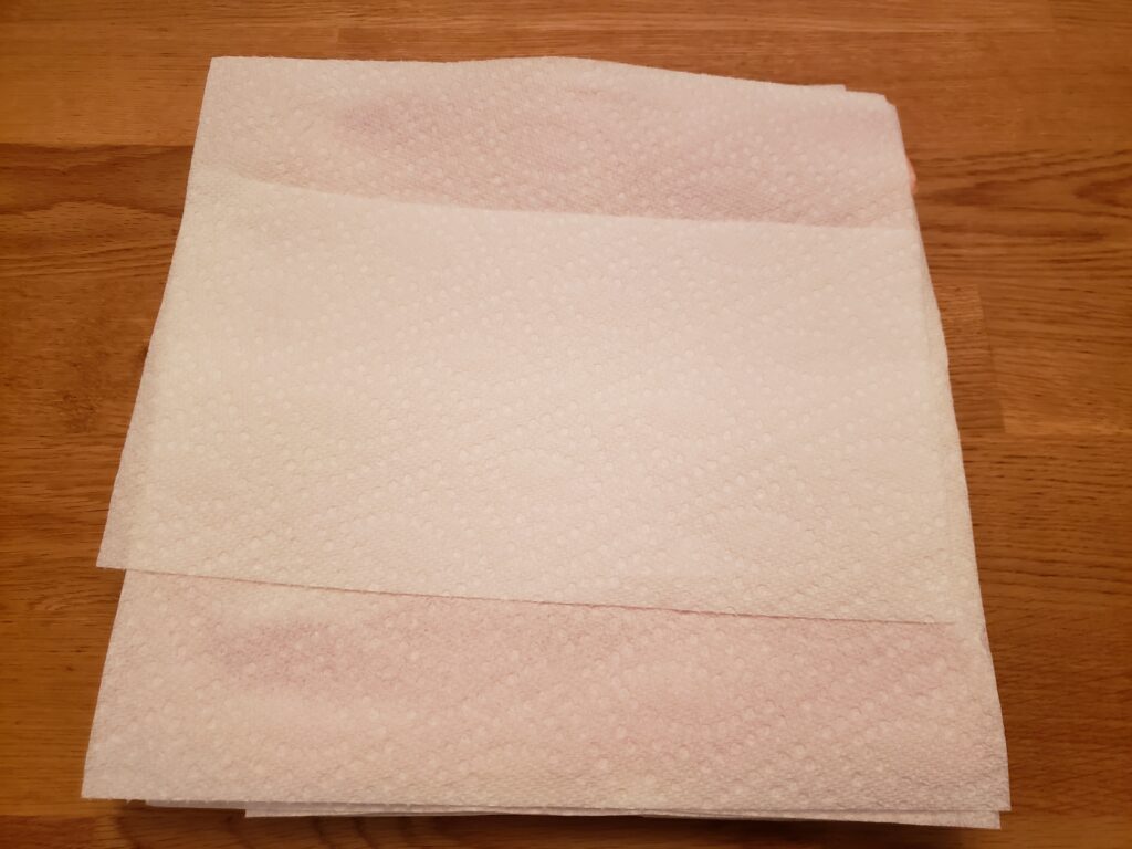bacon covered with a few more paper towels