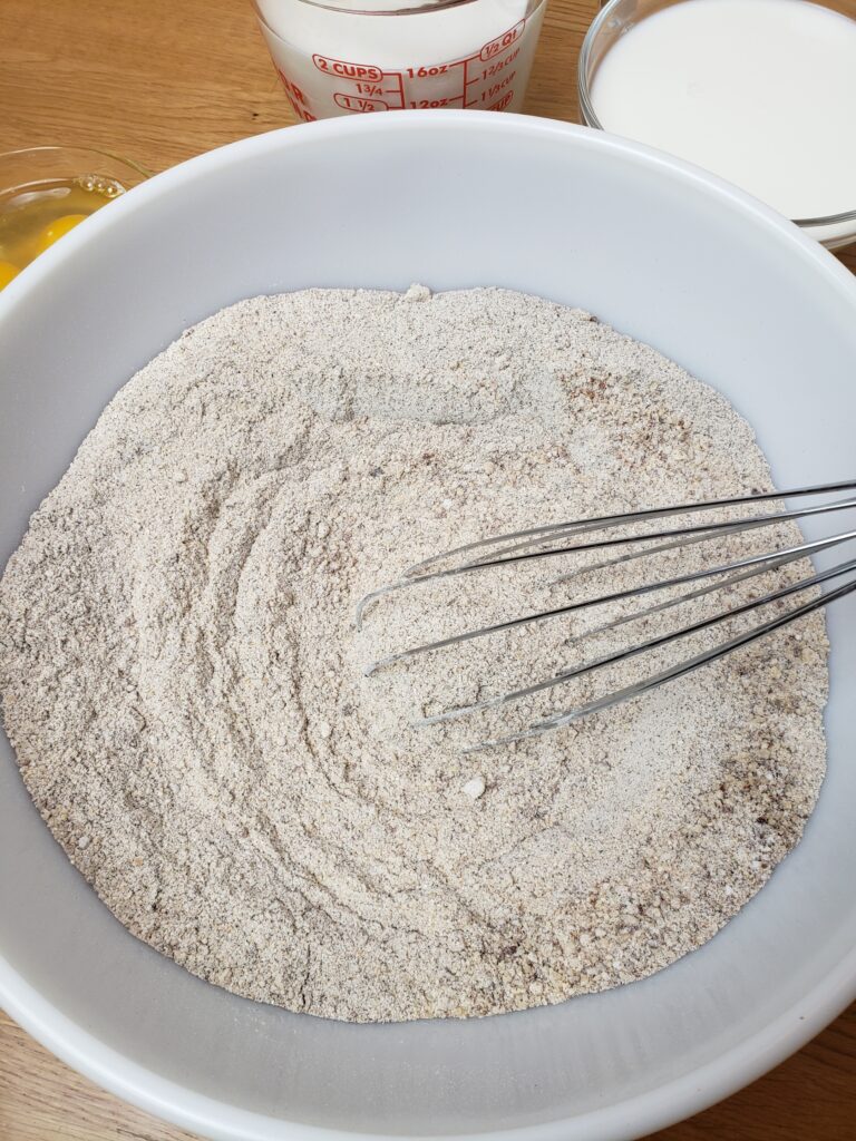 dry ingredients in a bowl