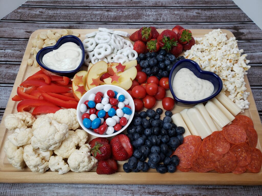 Patriotic Charcuterie Board
