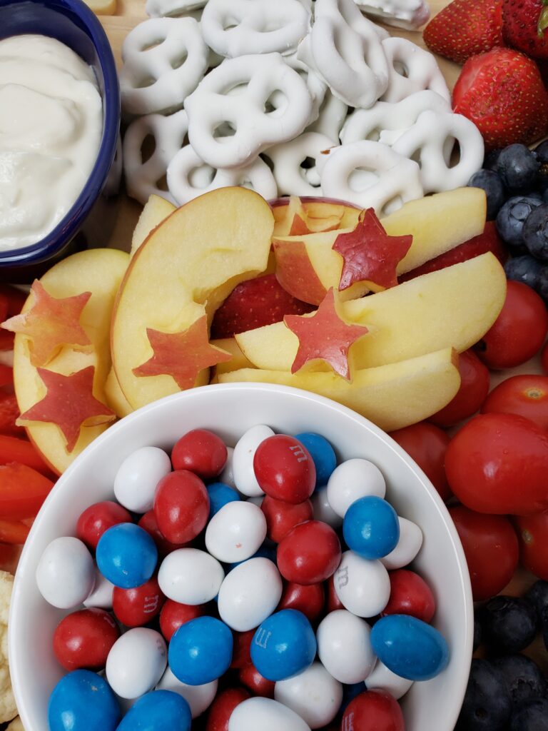 Patriotic Charcuterie Board