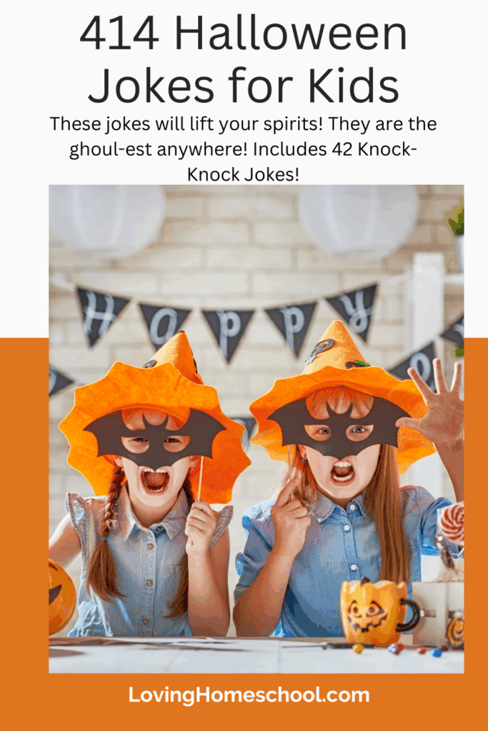 414 Halloween Jokes for Kids Pinterest Pin