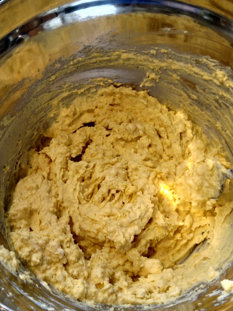 yolk mixture all mixed together