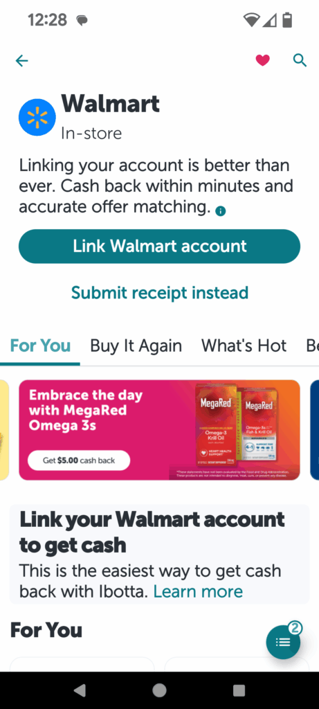 showing how to scan your receipt
