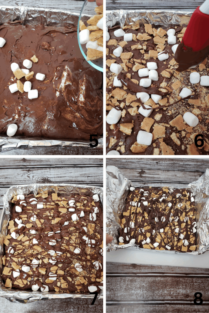 S'mores Fudge 5-8 process shots