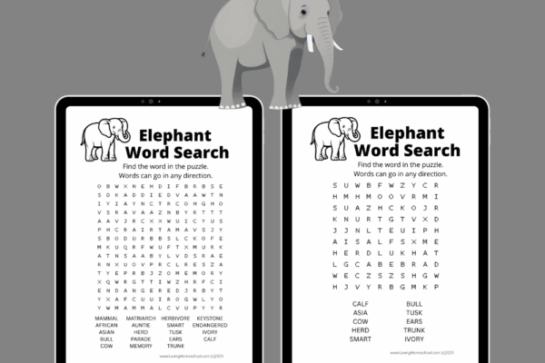 Elephant Word Search Printables Elephant Word Search Printables Pinterest Pin