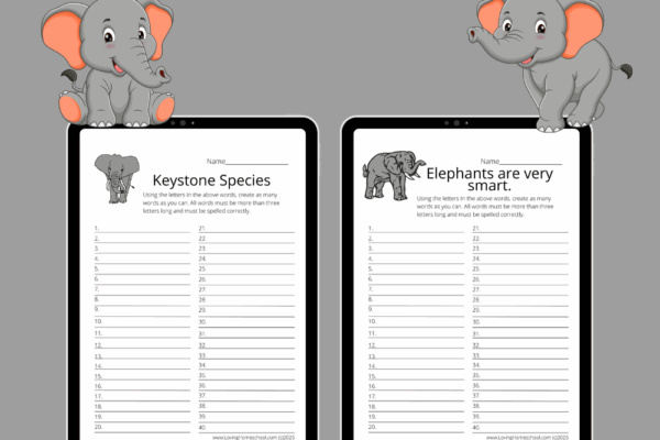 2 Free Elephant How Many Words Printables Free Elephant How Many Words Printables Pinterest Pin