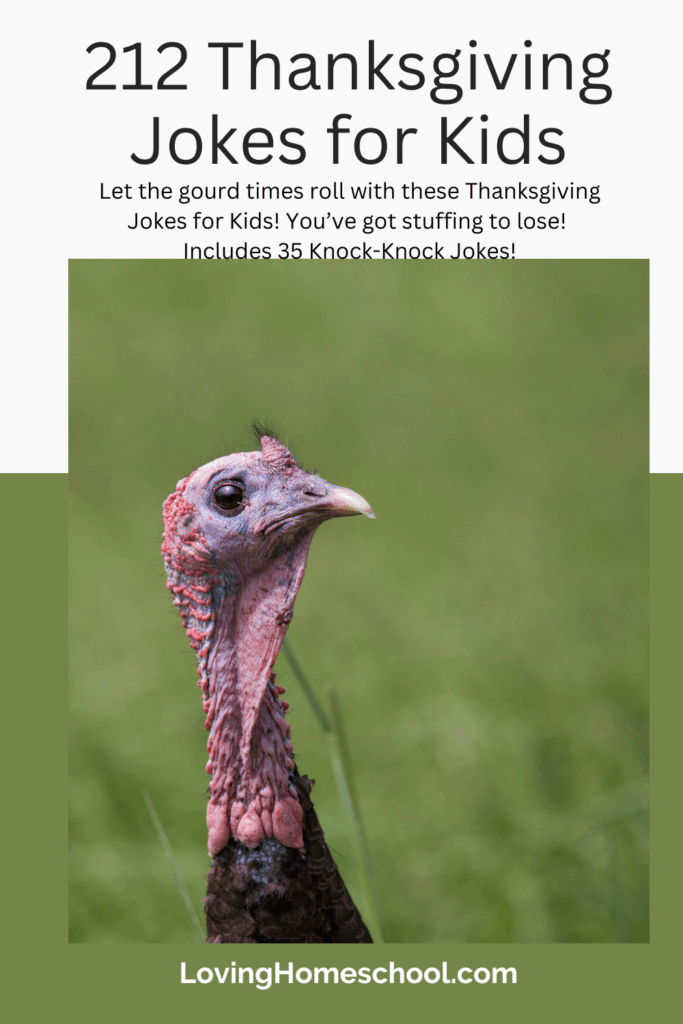 212 Thanksgiving Jokes for Kids Pinterest Pin