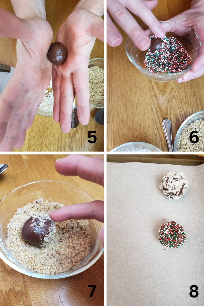 Chocolate Truffles 5-8 Process Shots