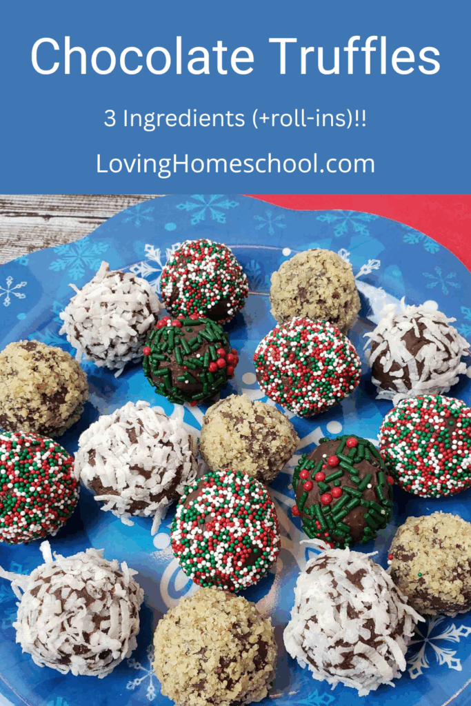 Chocolate Truffles Pinterest Pin