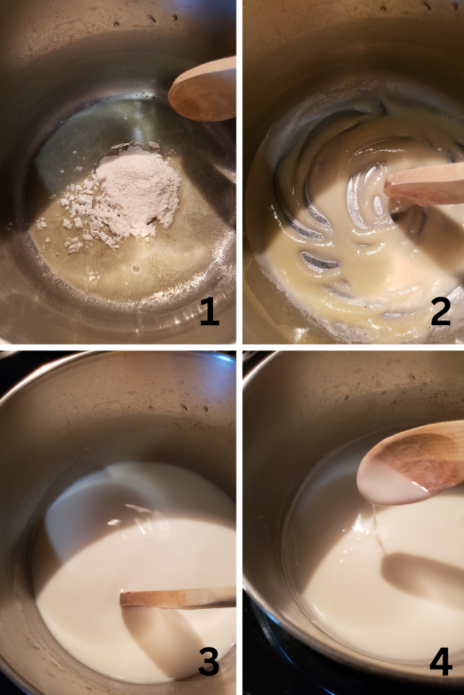 Creamed Onions 1-4 Process Shots