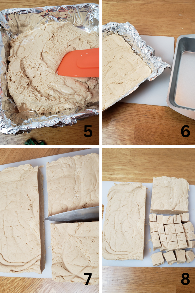 Peanut Butter and Fluff Fudge 5-8 Process Shot