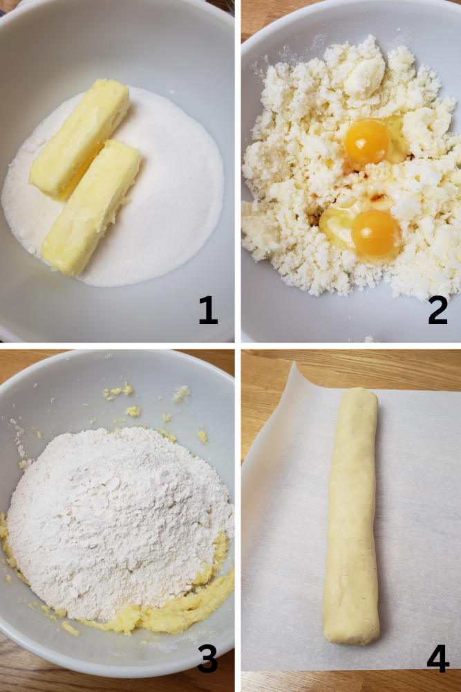 Vintage PA Dutch Sand Tarts 1-4 Process Shots