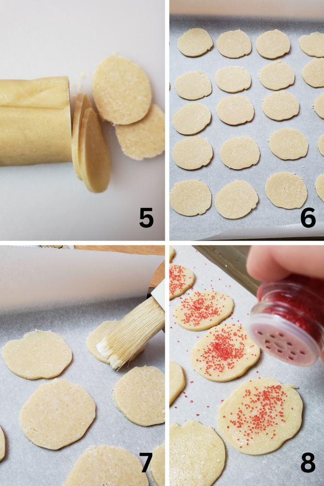 Vintage PA Dutch Sand Tarts 5-8 Process Shots