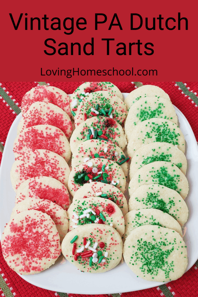 Vintage PA Dutch Sand Tarts Pinterest Pin