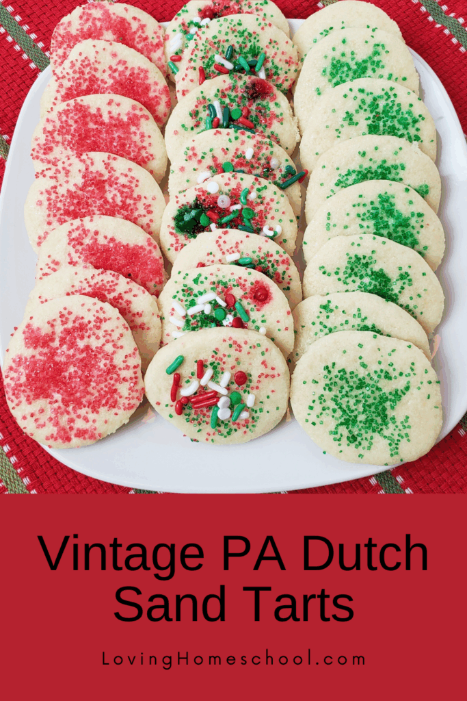 Vintage PA Dutch Sand Tarts Pinterest Pin