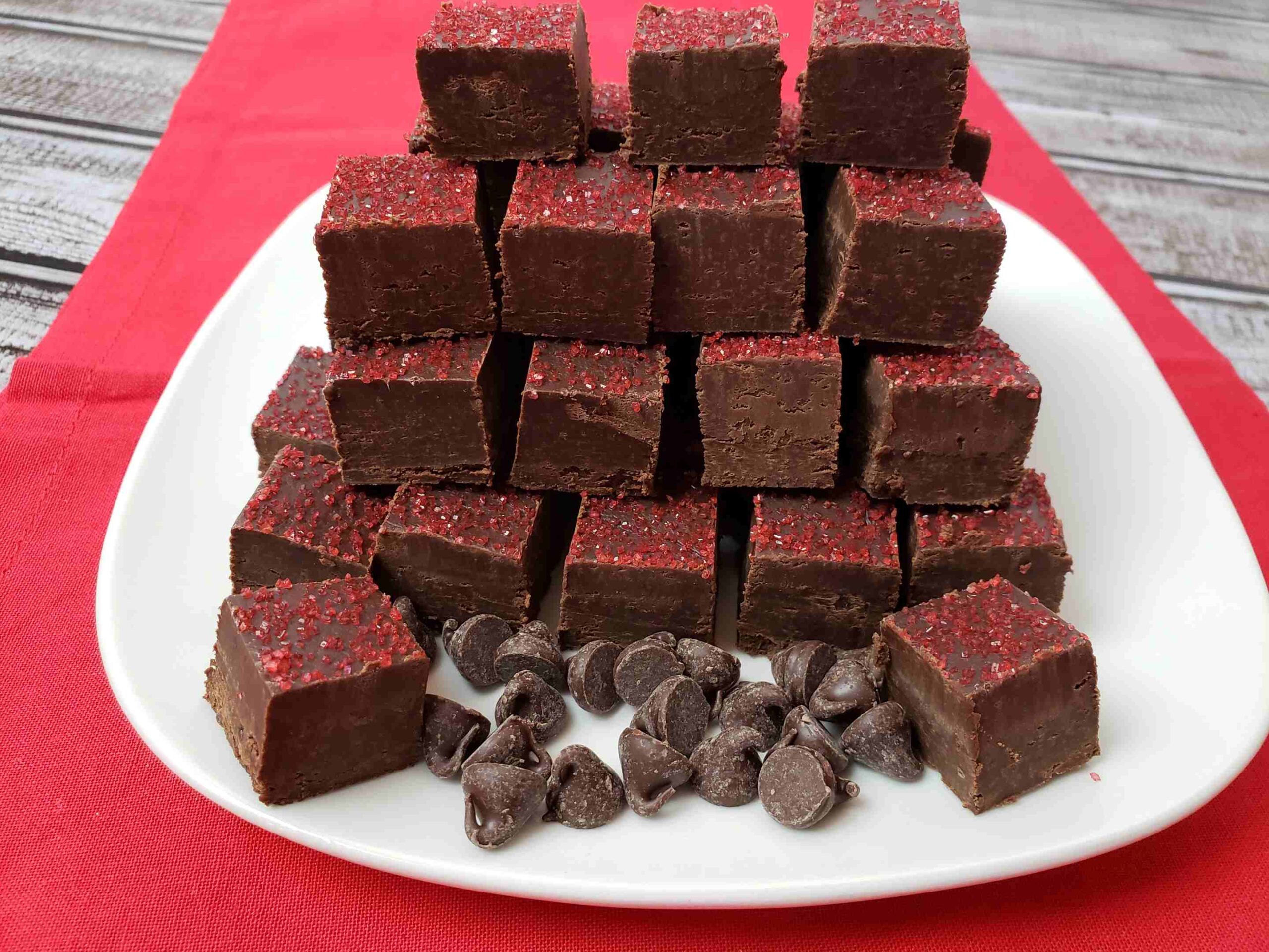 Fudge Candy Raspberry Dark Chocolate Raspberry Fudge - LovingHomeschool.com
