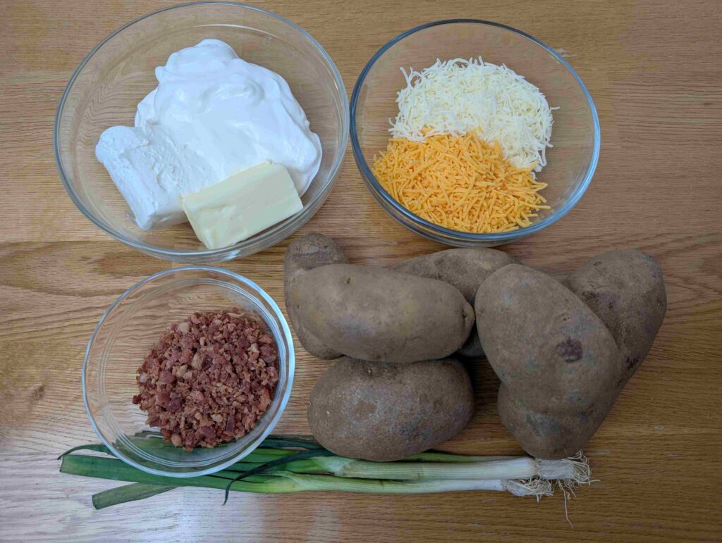 ingredients for make ahead mashed potato casserole